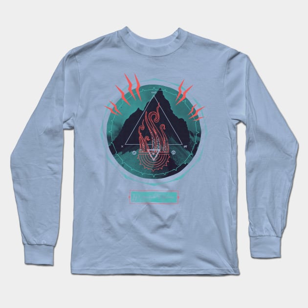 Mountain of Madness Long Sleeve T-Shirt by againstbound